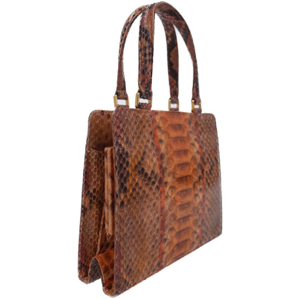 Fendi Python Handbag Brown - image 2